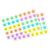 10 Sheets Small Star Sticker Reward Sticker Gift Adhesive Decorative Label Happy Faces