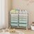 10 Storage Drawers with Wheels, Mesh Top for Office Craft