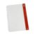 10x / Set Binder Pockets Zipper Binder Pouch Folders Loose Bags with 6 Holes PVC Zipper Document Folders