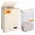 110L Laundry Hamper with Lid, Reinforced Sturdy Large Laundry Hamper with Handle and Lid, Collapsible Clothes Basket Organizer with Removable Liner Bag, Tall Dirty Clothes Bin for Dorm Bedroom