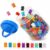 110 PCS Translucent Counting Bears with Storage Jar, Color Sorting Math Manipulatives for Toddlers 3+, Preschool & Kindergarten Learning Toys, Bear Counters