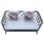 1/12 Iron Sofa Model Figure with Life Like, Black Sofa with Two