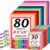 115PCS Colored Cardstock Paper Set-80 Sheets 8.5″x11″ 180GSM 10-Color Cardstock and 30 Sheets 5″x7″ 250GSM 6-Color Glitter Cardstock with 5 Washi Tapes