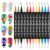 12-Pack Acrylic Nail Art Markers, Water-Based Drawing Pens, Waterproof and Quick-Drying, Suitable for Natural and Acrylic Nails, DIY Nail Art Decoration Markers