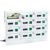 12-socket phone cabinets with keys and combination locks – safe charging station for bars, libraries, schools, offices – ideal for rising devices