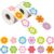 1200 Floral Stickers 1.5 Inch 12 Styles for Teacher Reward Envelope Decor