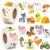 1200Pcs Animal Stickers 2Rolls 1.5”Farm Animal Stickers 16 Design Sticker