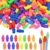 1200PCS Caps Pencil Erasers Chisel Shape Pencil Eraser Arrowhead Caps Erasers Latex Free Pencil Eraser Toppers Assorted Colors for Party Favors Games Prizes Pencil Top Erasers Home School Office