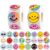 1200 Pieces Smiley face Stickers, Happy Face Stickers in 24 Design Styles, for Kids Reward Sticker School Classroom Teacher Supplies- Perforated Line/ 2 Rolls