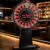 120cm (47.2 Inch) Floor-Standing Lucky Prize Spin Wheel with Colorful LED Lights, Manual Spinning Game Wheel for Party, Event & Raffle Draw