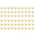 120 Pack 1 Inch Small Bulldog Hinge Clips, Metal Binder Paper Clips File Paper Money Clamps(Light-Gold, 22Mm)