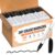 120 Pack Dry Erase Markers Bulk Black Whiteboard Markers Fine Tip Dry Pen