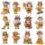 120pcs Bee Theme Cutouts Honey Bee Bulletin Board Decorations Back to School Honeybee Paper Cut-Outs Classroom Decor for Boy Girl Classroom DIY Craft Photo Kindergarten Preschool Wall Door Supplies