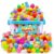 120Pcs Bulk Kawaii Mochi Squishy Toys, Fidget Treasure Box Classroom Prizes