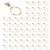 120PCS Curtain Rings with Clips Strong Drapery Clips Hooks On Tension Rod Bracket 1.26 Inch Interior Diameter