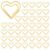 120 Pcs Cute Gold Heart Paper Clips, Love Heart Shape Mini Stainless Steel Clips Small Binder Paperclips Decorative Fancy Bookmark Supplies for Wedding Decor Office School Crafts Document Organizing