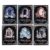 120 Pcs Gothic Scenery Stickers, 6 Packs Dark Academia Transparent PET Aesthetic Interior Scene Sticker Pack, Waterproof Room Decor Ephemera Supplies for DIY Craft Junk Journal Collage