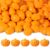 120pcs Halloween Pumpkin Beads, Orange Pony Beads for Jewelry Making Autumn DIY Bracelet Necklace Accessories Craft Party Supplies