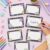 120Pcs Name Tag Stickers 3.5×2.5 Inches Black White Border Classroom Labels for Students Teachers Back to School Desk Locker Cubby Notebook Name Tags