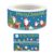 120Pcs / Roll Christmas Sealing Stickers Rectangle Stickers Happy New Year Holiday Candy Bag Box Decoration Christmas for Scrapbooking Envelopes