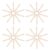 120pcs Wavy Wooden Fan Handles for Weddings and DIY Craft Sticks