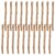 120pcs Wooden Craft Sticks for Projects, Natural Rustic Wood