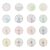 12 / 16Pcs Educational Fractions Circles Set Interactive Math Learning Tool Fractions Discs for School Teacher Educational Set