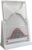 12 * 18cm/4.7×7.1 Inch Galton Board Experiment Model, Normal Distribution Mathematical Model, Probability Teaching Demonstration, for Probability, and Random Distribution White