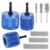 1/2″ & 3/4″ & 1″ Copper Pipe Cleaner Set with 1/4 Hex Shank, Blue