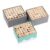 126PCS Alphabet Letter Stamps Set, Vintage Rubber Stamps with Wood Handle