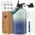 128 oz Water Bottle with Straw & 2 Lids – BPA Free, Half Gallon Insulated Stainless Steel Water Jug with Handle – Large Leak Proof Sports Hydration Bottle for Gym, Hiking, Outdoor, Gradient Blue