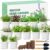 12 Herb Garden Kit Indoor – 42 Pcs Complete Kitchen Window Herbs Seeds Growing Starter Set Kit Gardening Gift Birthday Housewarming Christmas Gift for Women Her Mom Men Home Chefs Gardener Beginner