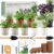12 Herb Garden Kit Indoor, Complete Kitchen Window Herbs Seeds Growing Starter Set Kit Gardening Gift Birthday Housewarming Christmas Gift for Women Her Mom Men Home Chefs Gardener Beginner