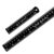 12 Inch and 6 Inch Metal Ruler Kit with CM, MM, Inches and Conversion Chart