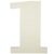 12 Inch Large Unfinished Wood Number, Paintable Unfinished Blank Wooden Numbers Board Unfinished Wood Slices for Birthday Wedding Graduate Party Wall Hang Decor – 1