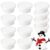 12 Pack DIY Christmas Snowman Clay Kit, Build a Snowman Clay Set with Modeling Clay and Complete Accessories, Holiday Craft Set, Christmas Gift, Stocking Stuffer