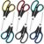 12 Pack Scissors All Purpose, 8″ Stainless Steel Sewing Craft Scissors for Office, Sharp Cutting Tools for Adults Teachers, School Supplies Bulk, Home Office School Essentials for Paper Shear Fabric