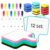 12 Pack Small Dry Erase Boards with Handle 8″x10″ Double Sided Handheld Whiteboard Bulk with Markers Erasers for Classroom Home Office