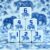 12PCS 16mm White Acrylic Printed D6 Dice Set, Blue and White Porcelain Wild Animal Pattern Six-Sided Dice, Deer Horse Tiger Elephant Fox Bull Graphic Dice for DND RPG Tabletop Game Gaming Gift