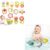 12PCS Baby Rattles Toys Set with Storage Case, Baby Bath Toys, Swimming Turtle Duck Penguin