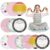 12 Pcs Carpet Circle Seats 16 Inch Round Classroom Rug Composition Notebook Classroom Rug Back to School Floor Mat Soft Non Slip Floor Cushions for Learning Centers Reading Corner Playing Areas