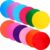 12pcs Colorful Reusable Round PVC Dry Erase Stickers for Learning
