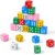 12 Pcs Colors Casino Dice 0.75 Inch (19mm) Acrylic Dice Game 6 Sided Cubes Dice Bulk Bulk for Table Games, Board Games, and Math Teaching(Colors)