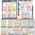 12 Pcs Composition Reading Comprehension Posters Reading Strategies Bulletin Board Poster Back To School Educational Posters Classroom Must Haves Library Decor for Middle High Schools Teacher Supplies