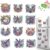 12Pcs Diamond Art Magnets Fridge Sticker Set for Beginners (CN561 Bird)
