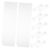 12pcs Discbound Binder Dividers Plastic Mini Blank Top Index Sheets