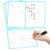 12 PCS Division Dry Erase Card Chart Fraction Manipulatives Dry Erase Flash Cards Math Manipulative Small Whiteboard for Student Teacher Classroom Homeschool Supplies