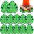 12Pcs Green Leaf Carpet Seats for Classroom 16 Inch Back to School Classroom Rug Leaf Shape Floor Mat Educational Non Slip Carpet Cushion Decor for Preschool Kindergarten Daycare Learning Playing Area