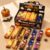 12pcs Halloween Spooky Butter Stick Squishie-s Toys, Slow Rising Butter Stick Squeeze Toy for Adults Fidget Toy, Cute Halloween & Christmas Decor Squishes for Anxiety Relief