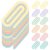 12Pcs Jumbo Teacher Acrylic Paper Clips, Back to School Teacher Appreciation Gifts Cute Colorful Office Paper Clips, Large Jumbo Paperclips with Storage Box for Desk Accessories School Classroom